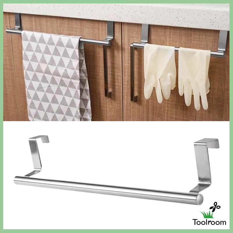 Giá Treo Khăn Bằng Thép Không Gỉ Không Cần Khoan Tiện Dụng Cho Nhà Bếp /