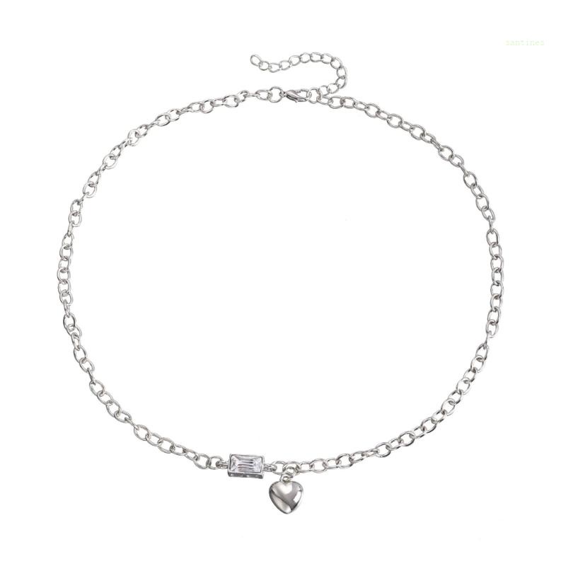 Vòng cổ Mặt Hình Trái Tim Bằng Hợp Kim Thời Trang Cho Nữ