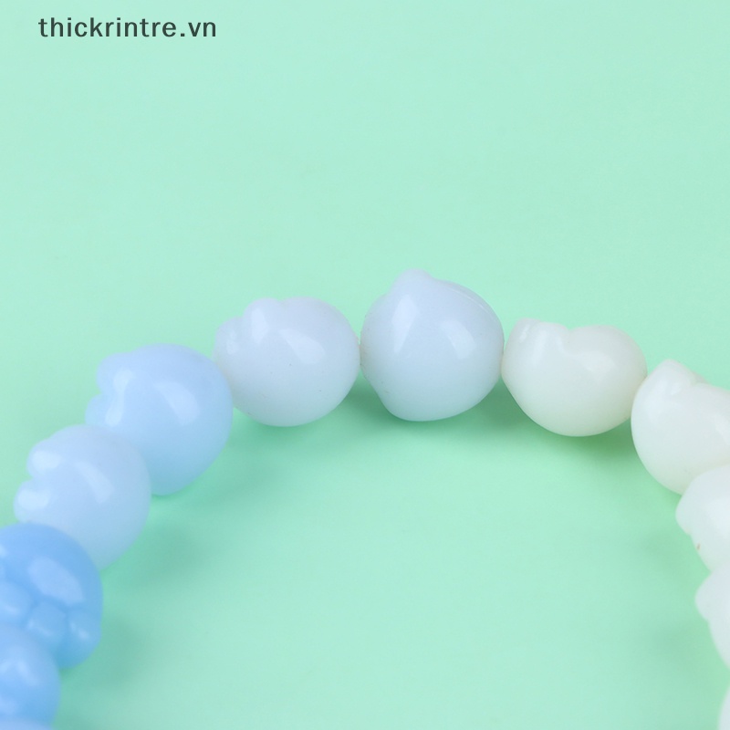 Vòng Đeo Tay Chuỗi Hạt Màu Gradient Mềm Mại Dành Cho Cặp Đôi