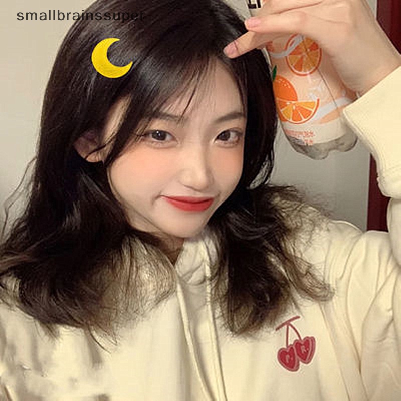 Kẹp Tóc Hình Mặt Trăng Màu Sắc Ngọt Ngào Cho Bé Gái