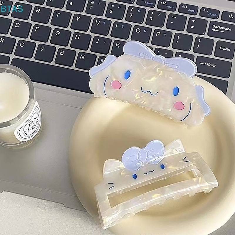 Kẹp Tóc Acetic Acid Hình Học Họa Tiết Cá Mập Hoạt Hình Dễ Thương Sáng Tạo Cho Nữ