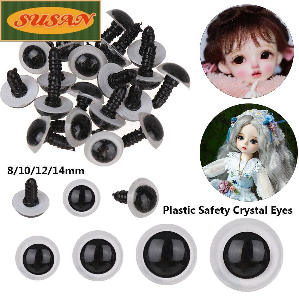SUSANS 20 / 10 Cặp Mắt Nhựa 8 / 10 / 12 / 14mm An Toàn Mới