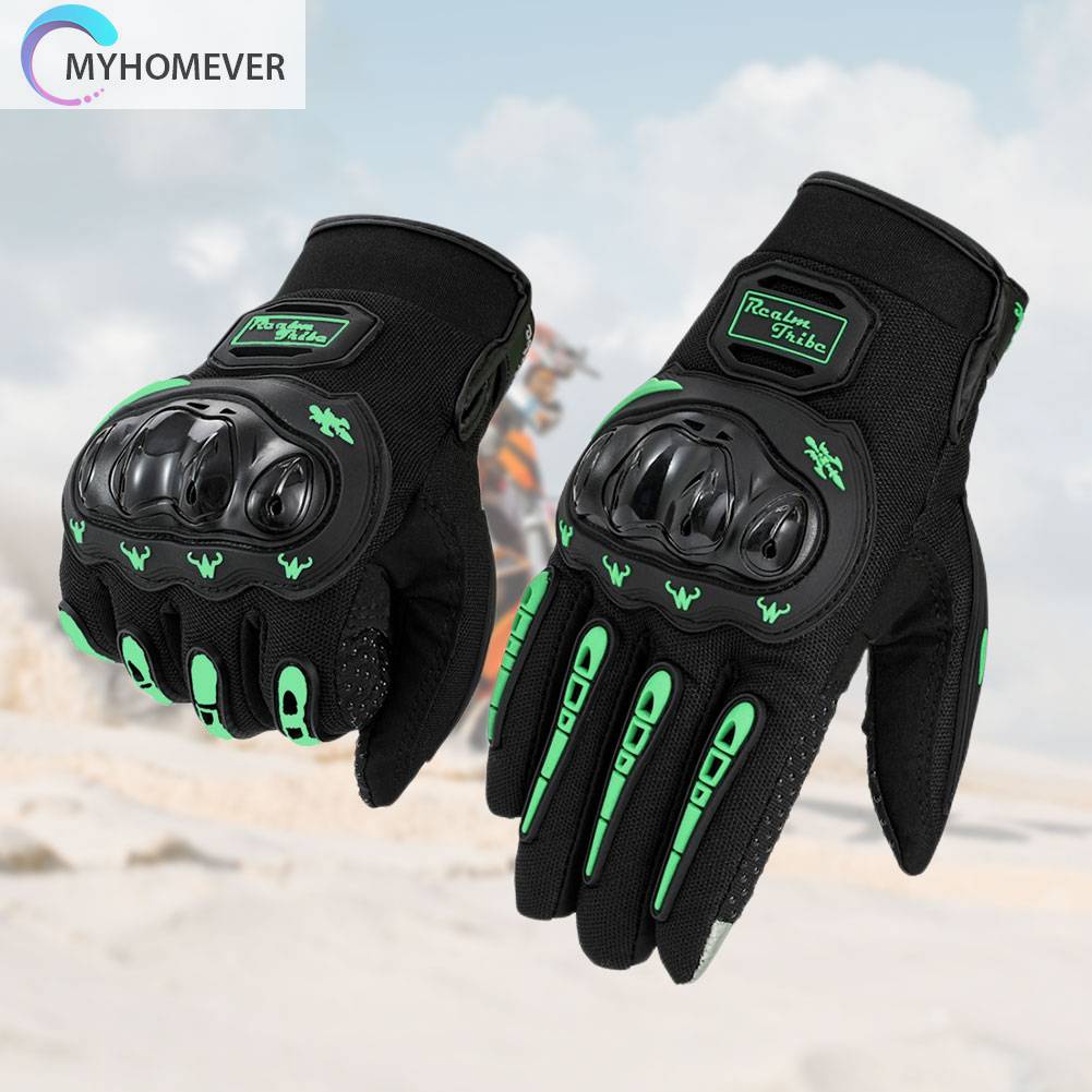 Găng Tay Lái Xe Bằng Da Chống Trượt Siêu Bền Cho BMX ATV Road Racing