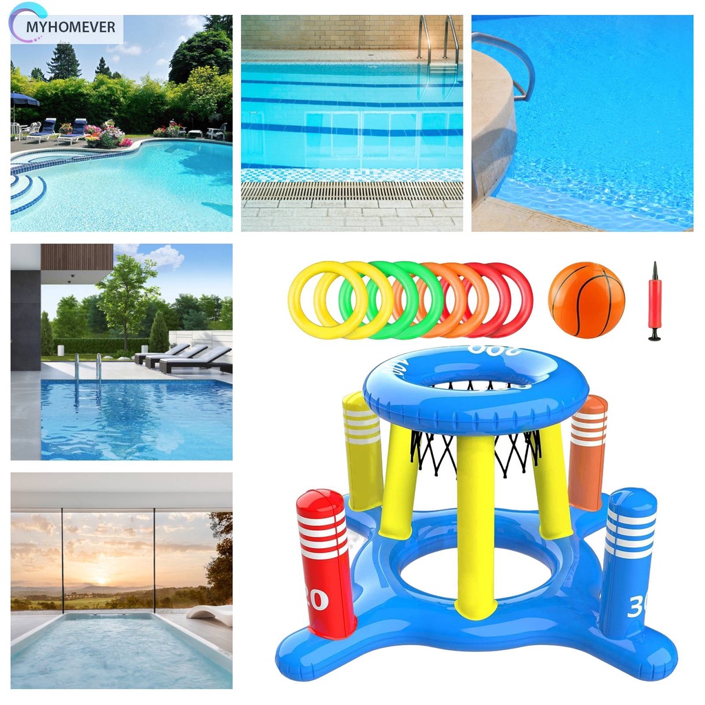 Đồ Chơi Ném Bóng Rổ Bơm Hơi Đứng Bằng PVC Dành Cho Trẻ Em Và Người Lớn