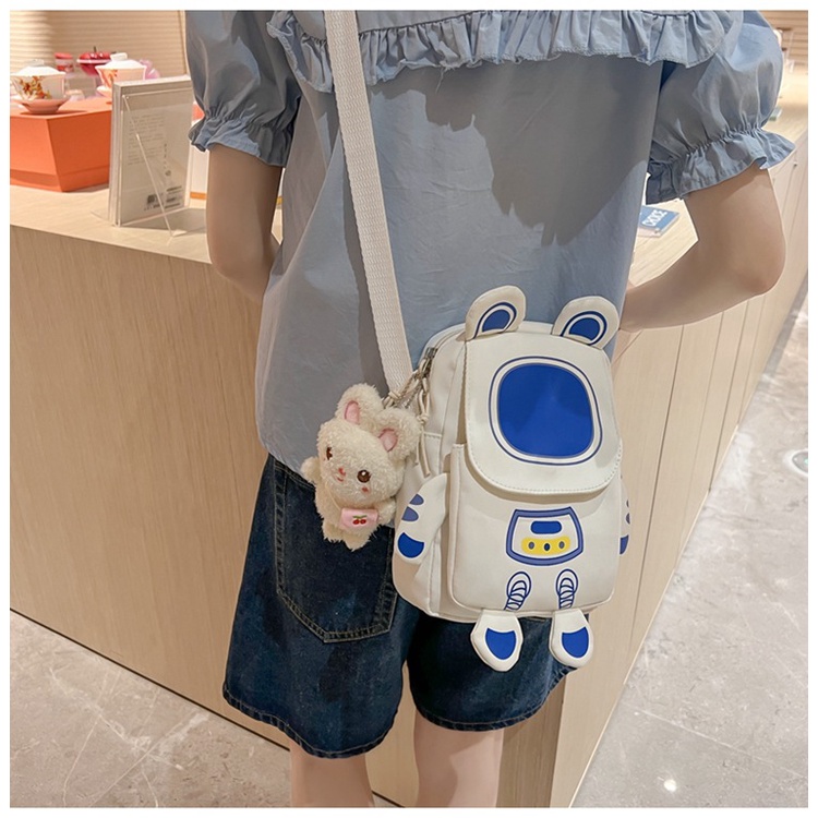 Túi Đeo Chéo Mềm Mại Phong Cách Nhật Bản Dễ Thương Cho Nữ