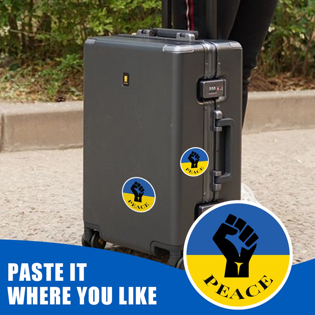 Bộ 10 / 50 Miếng Dán Đề Can Tròn Nhiều Màu Sắc Đa Năng Chống Phai Màu Trang Trí Xe Hơi