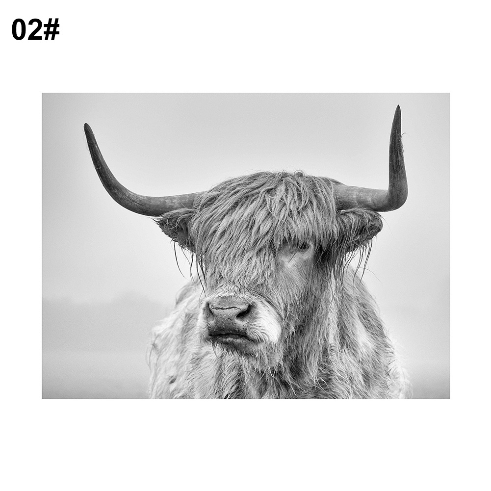 Tranh Vải Canvas Không Khung Treo Tường Trang Trí Phòng Khách Phong Cách Bắc Âu