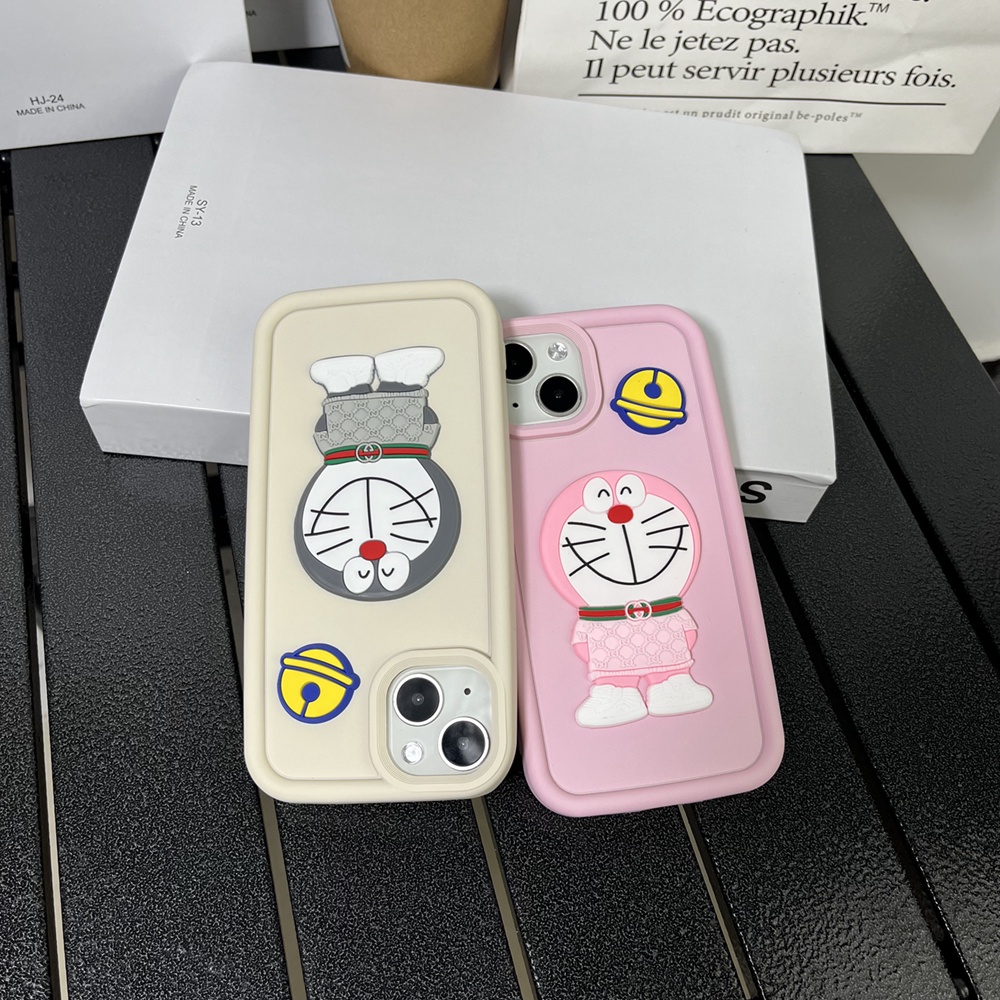 Ốp Điện Thoại In Hình Mèo 3D Màu Macaron Cho iPhone 14 Pro Max 14Pro 14 13 Pro Max 12 Pro Max 11 XR XsMax