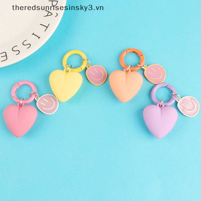 # # Móc Khóa Mặt Dây Chuyền Hình Trái Tim Nhám Sáng Tạo Thời Trang Thích Hợp Làm Quà Tặng Cho Cặp