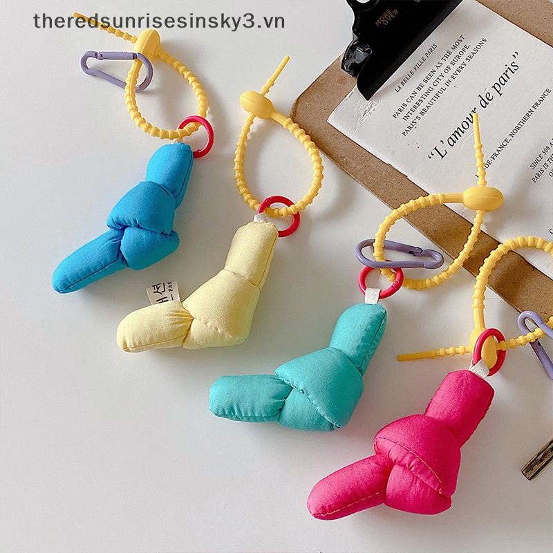 Móc Khóa Hình Thú Nhồi Bông Mềm Mại Thời Trang