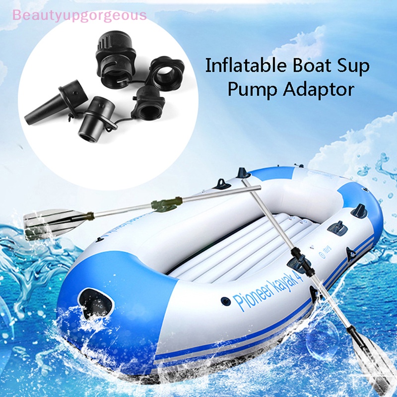 Bộ Chuyển Đổi Van Bơm Hơi Thuyền Kayak Bằng Cao Su Chống Rò Rỉ Kèm 4 Vòi Phun