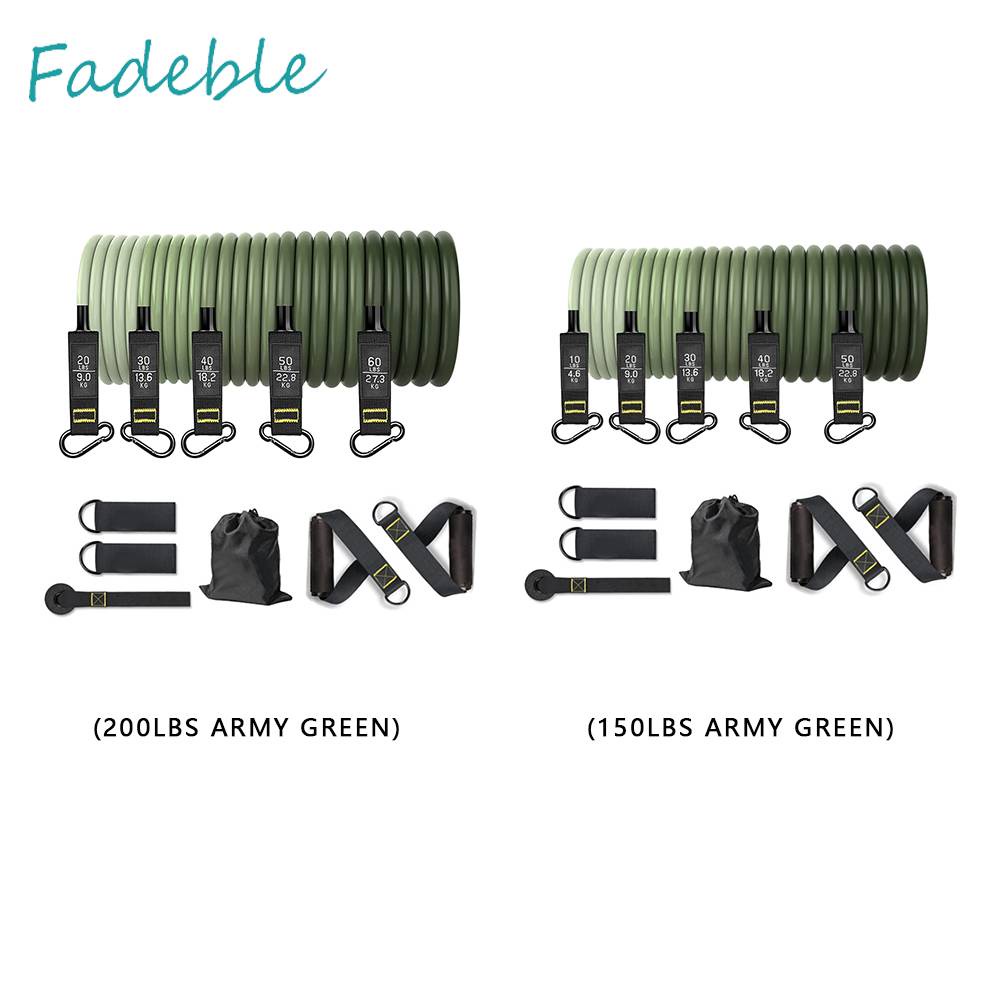 Set 11 Dụng Cụ Dây Kéo Đàn Hồi Hỗ Trợ Tập Thể Hình Chống Trượt