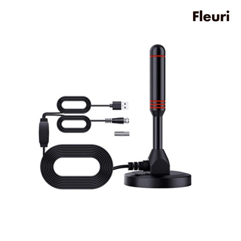 Ăng Ten TV Kỹ Thuật Số Trong Nhà Có Thể Xoay 360 Độ Và Phụ Kiện