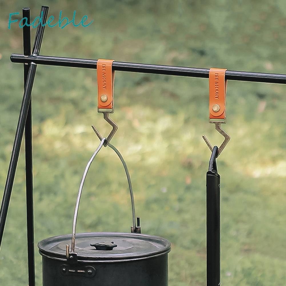 Móc Treo Đồ Bằng Da PU Đa Năng Tiện Dụng Khi Đi Cắm Trại