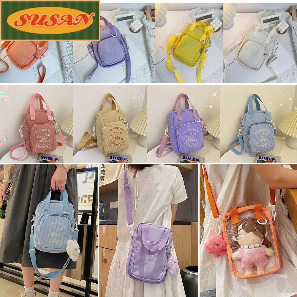 SUSANS Túi Đeo Chéo 20CM Họa Tiết Hoạt Hình Đáng Yêu