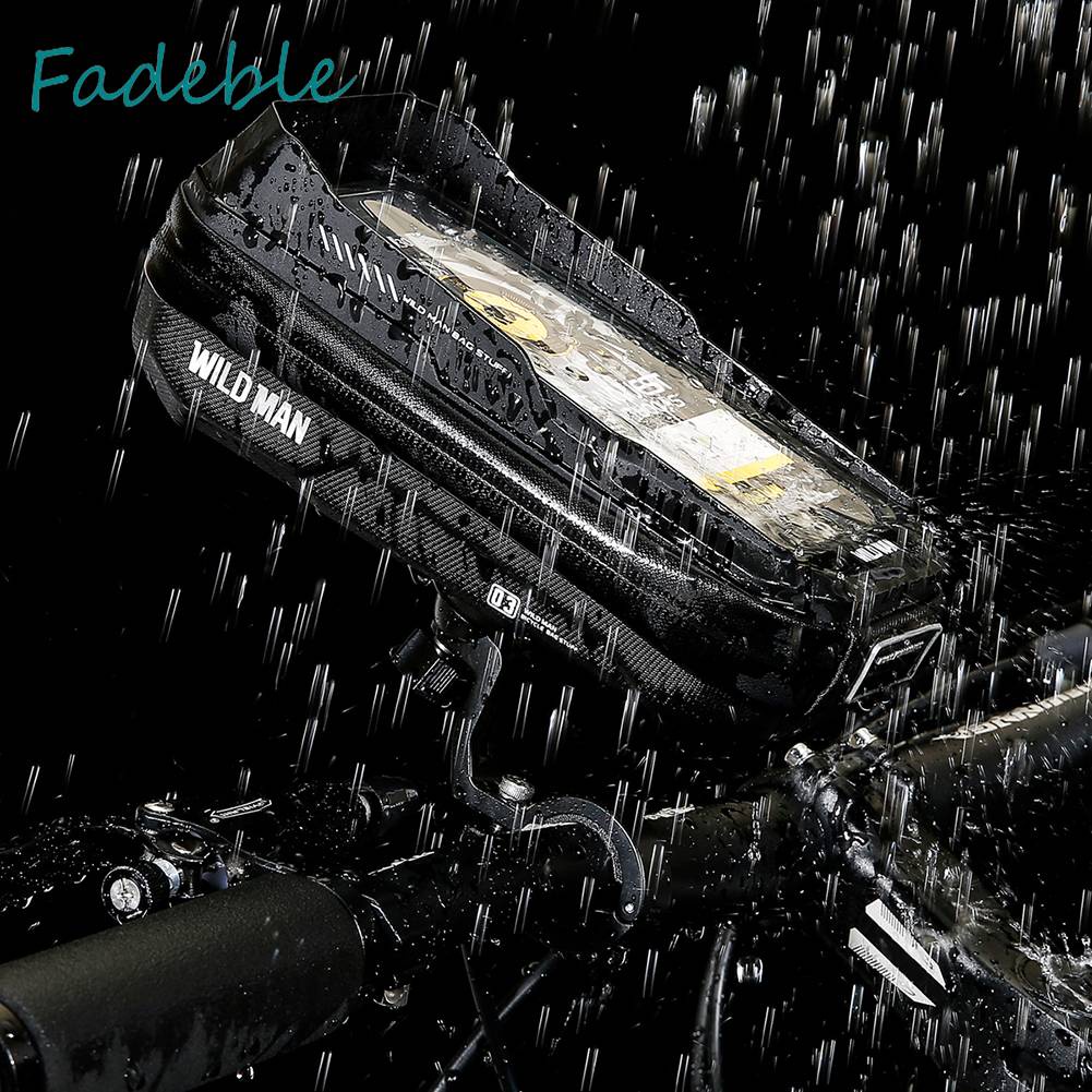 Túi Đựng Điện Thoại 0.6L Chống Thấm Nước Gắn Tay Lái Xe Đạp Tiện Dụng