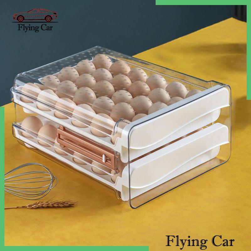 Hộp Đựng Trứng Sức Chứa Lớn Tiện Dụng Cho Tủ Lạnh / Nhà Bếp