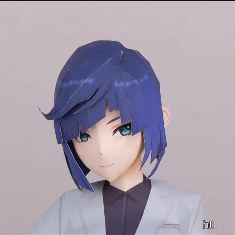 Mô hình giấy anime girl Anime Game  Yelan vest long sleeve