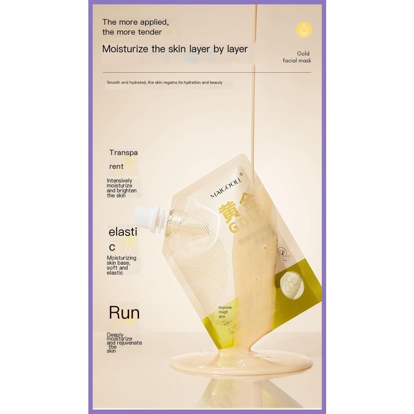 Mặt Nạ Chứa Tinh Chất Vàng Retinol Và Peptide Giúp Dưỡng Ẩm Làm Sáng Và Săn Chắc Da Mặt nota2vn