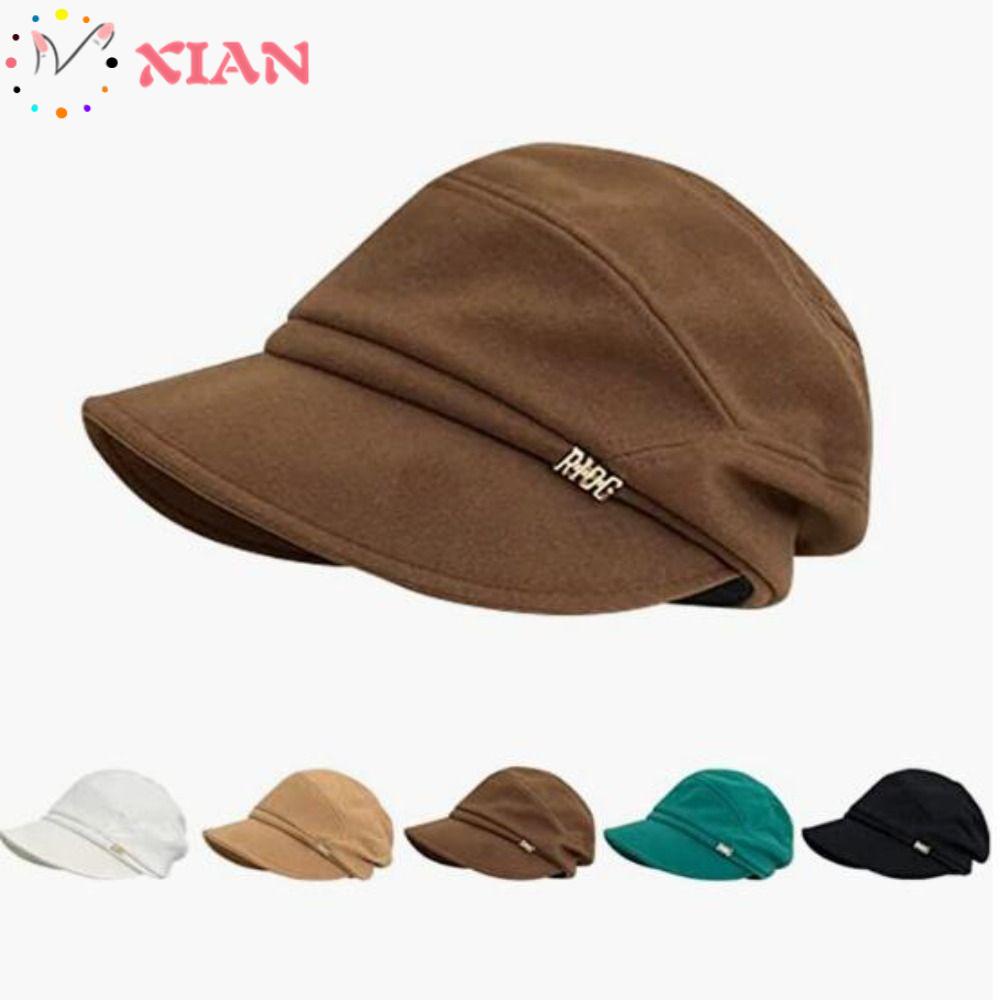 XIANTIN Mũ Nồi Màu Trơn Thời Trang Cho Nam