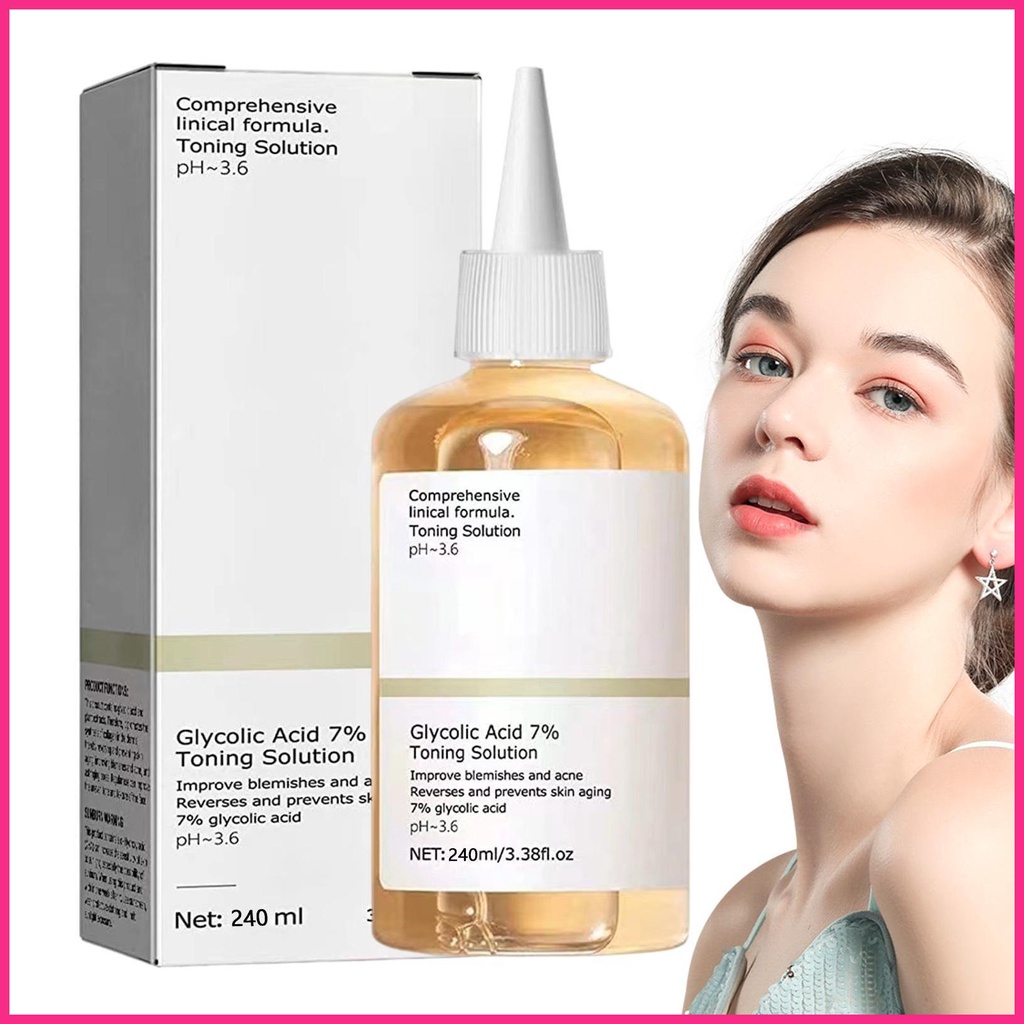 Toner Glycolic Acid Glycolic Acid 7 Tẩy Tế Bào Chết Cho Da Mặt 100ml / 240ml