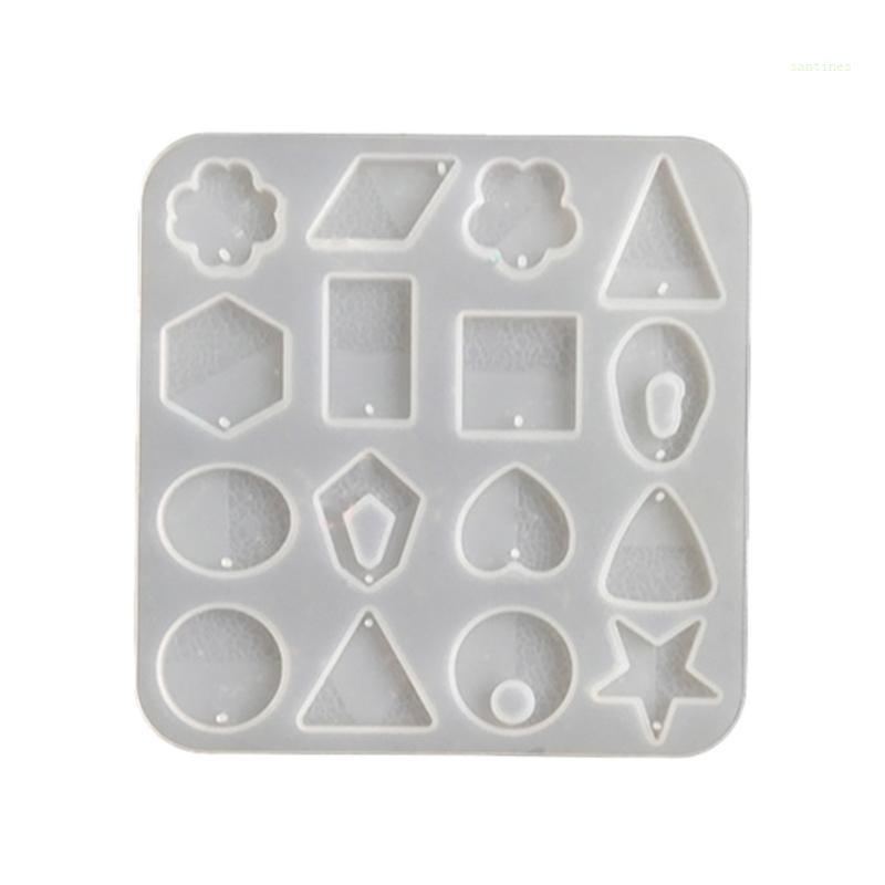 Khuôn Nhựa Hình Tròn Họa Tiết Hoa Dùng Làm Mặt Vòng cổ / Bông Tai