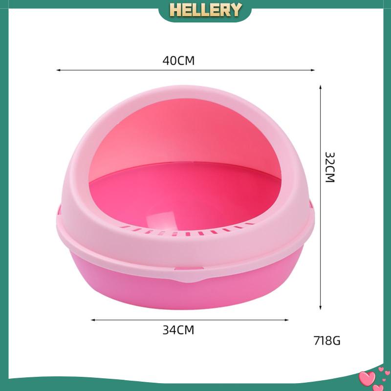 Khay Đựng Cát Vệ Sinh Chống Văng Có Khung Tháo Rời Được Cho Mèo Cưng