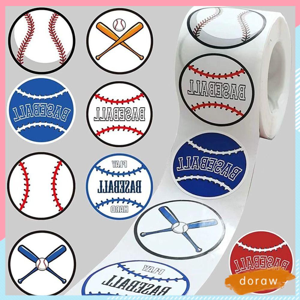 DORAW Set 500 Nhãn Dán Tròn 1.5 Inch Tự Dính Dùng Trang Trí