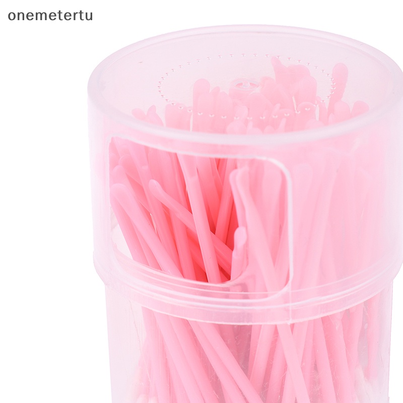 Hộp 100 Tăm Bông Cotton Hai Đầu Dùng Một Lần Trang Điểm / Vệ Sinh Tai / Mũi Cho Nữ