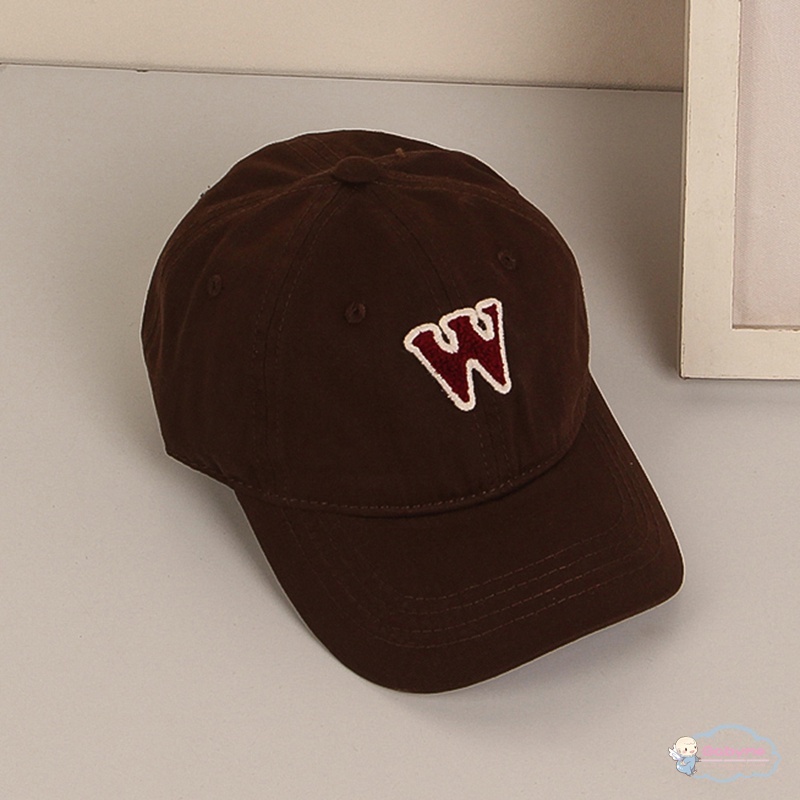 Mũ Lưỡi Trai Thêu Chữ Bằng Vải Cotton Cho Bé