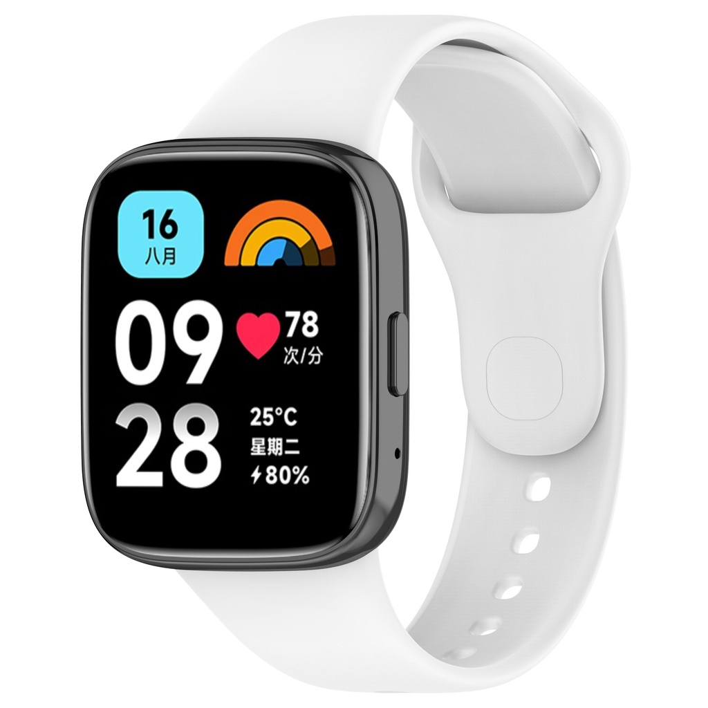 Dây Đeo Silicon Màu Kẹo Thời Trang Cho Đồng Hồ Thông Minh Xiaomi Redmi Watch 3 Active