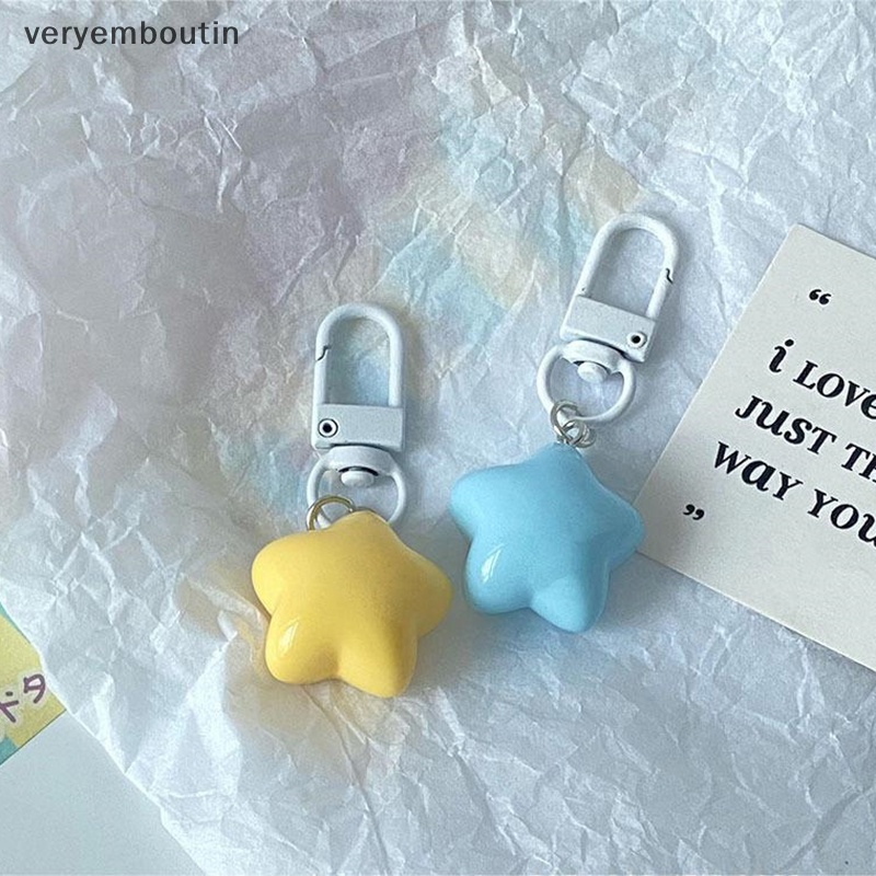 1 Móc Khóa Hình Ngôi Sao Hoạt Hình Dễ Thương