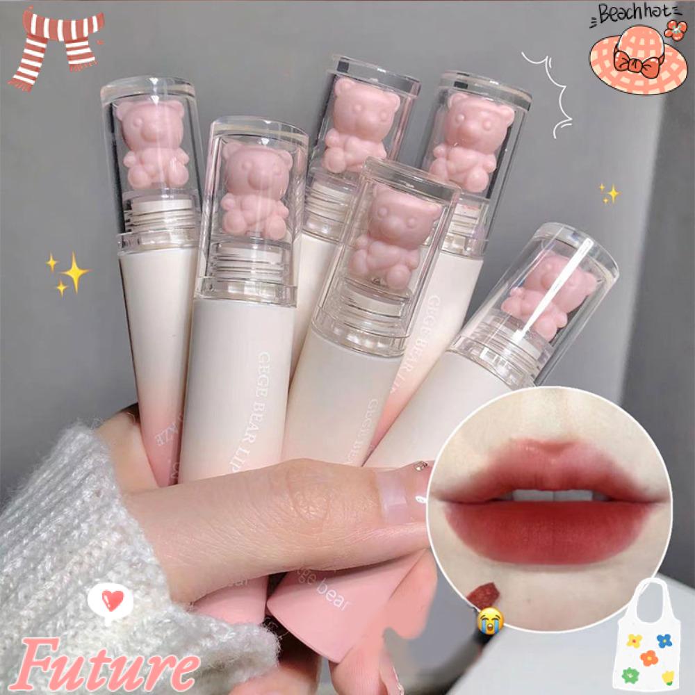 FUTURE Son Môi Trang Điểm Dự Tiệc Màu Nhung Lâu Trôi Hình Gấu 2023 Dành Cho Bạn Nữ