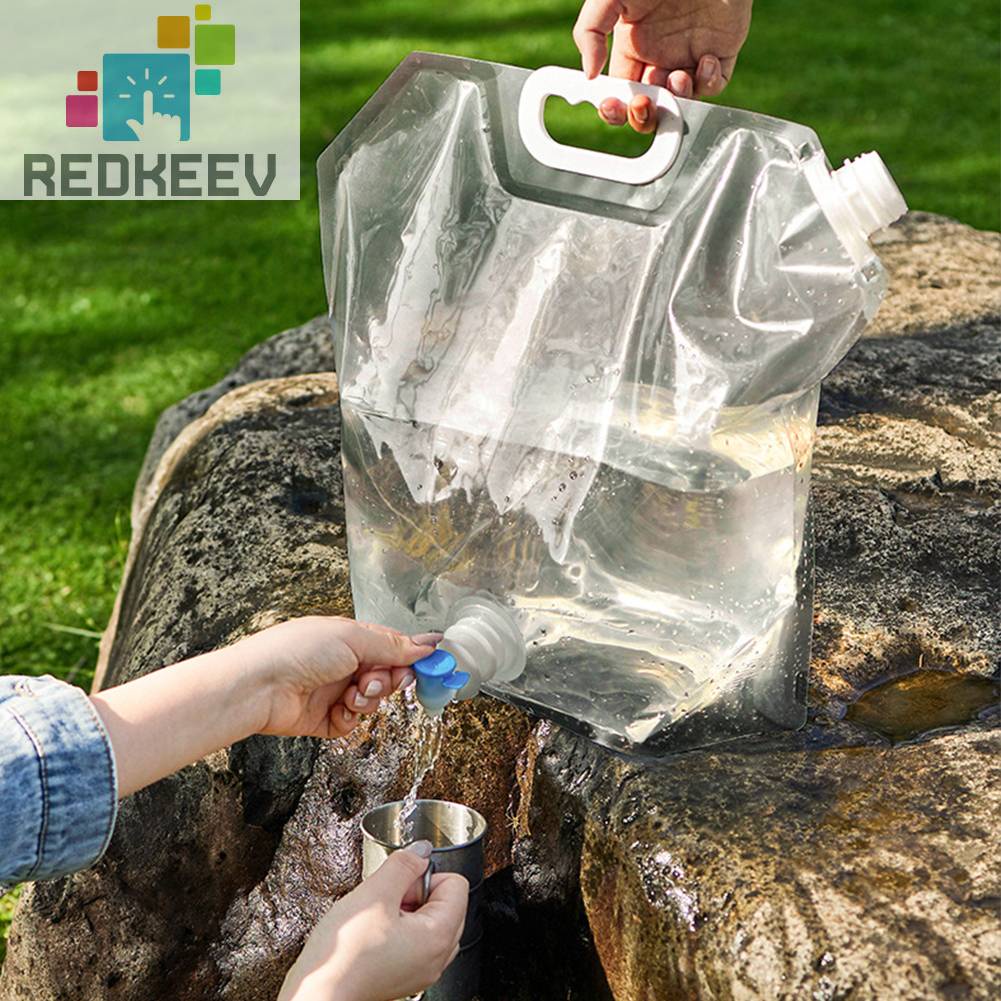 Túi Đựng Nước Dung Tích 5 / 10L Tiện Lợi Khi Đi Cắm Trại