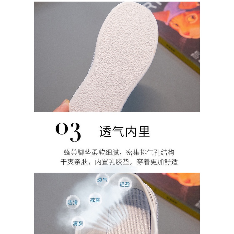 Giày Thể Thao Vải Canvas Đế Mềm Thoáng Khí Thời Trang 2023 Cho Bé