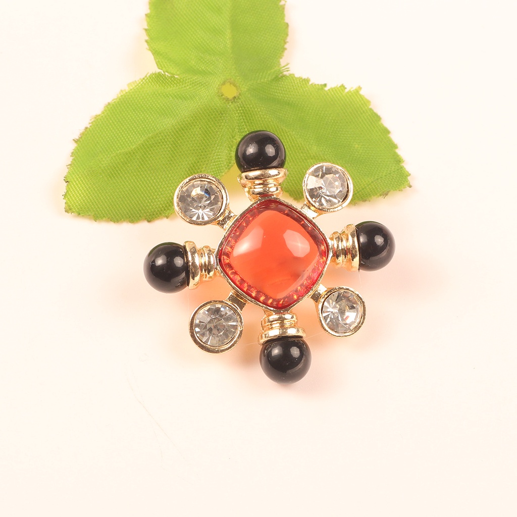 Ghim Cài Áo Đính Ngọc Trai Tráng Men Phong Cách Baroque Cổ Điển Thời Trang Cho Nam Và Nữ