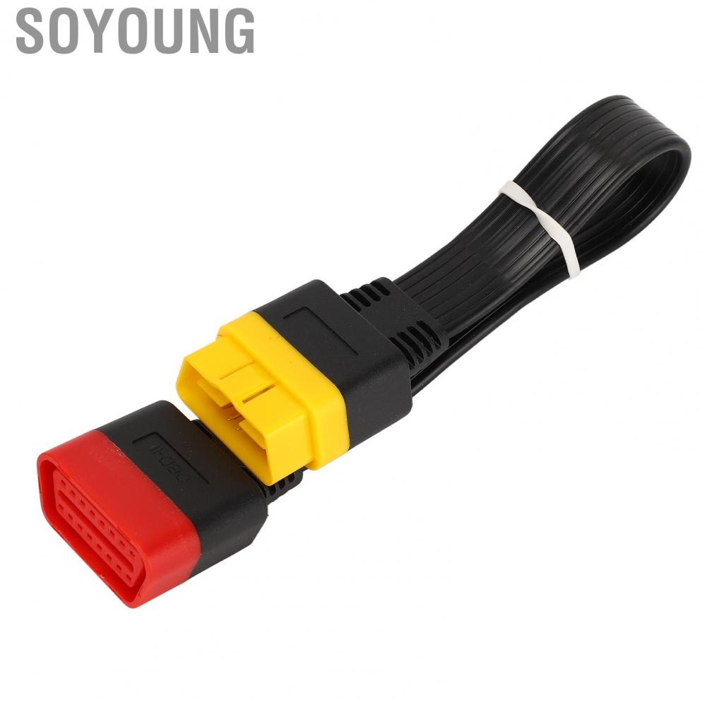 Soyoung OBDII Diagnostic Cable OBD2 Extension Universal Fit for Car