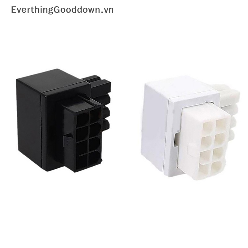 Đầu Nối Chuyển Đổi Nguồn Điện ATX 8Pin 90 Độ Sang 8 Pin GPU Chuyên Dụng