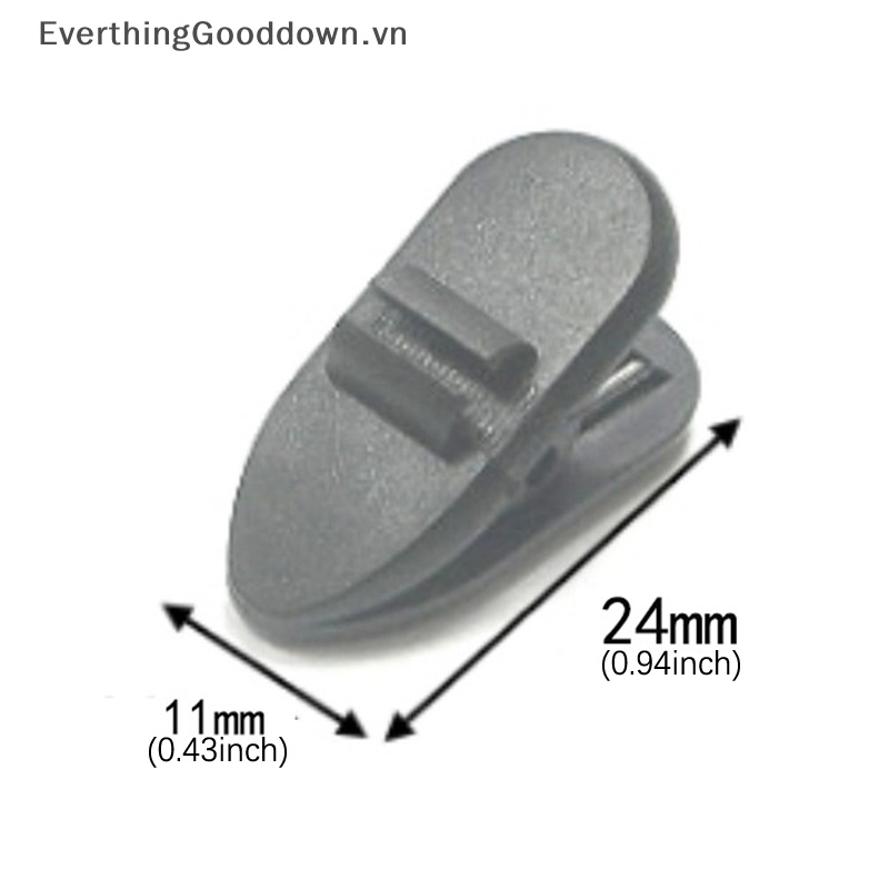 Everthinggooddown Set 10 Kẹp Tai Nghe 4mm Chất Lượng Cao