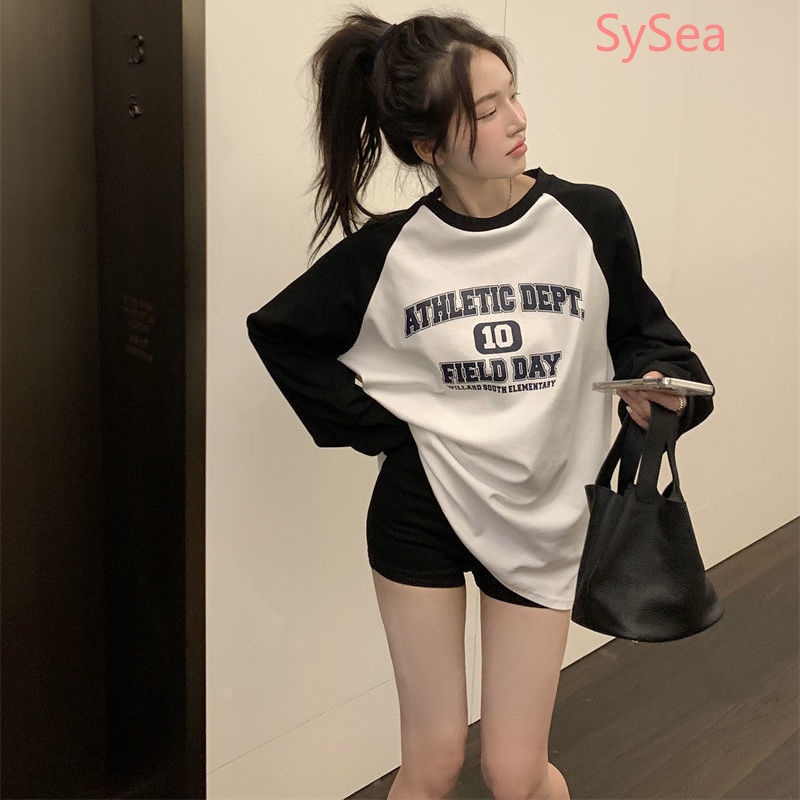 Áo Tay Dài Thời Trang Retro Mỹ Cá Tính Cho Nữ