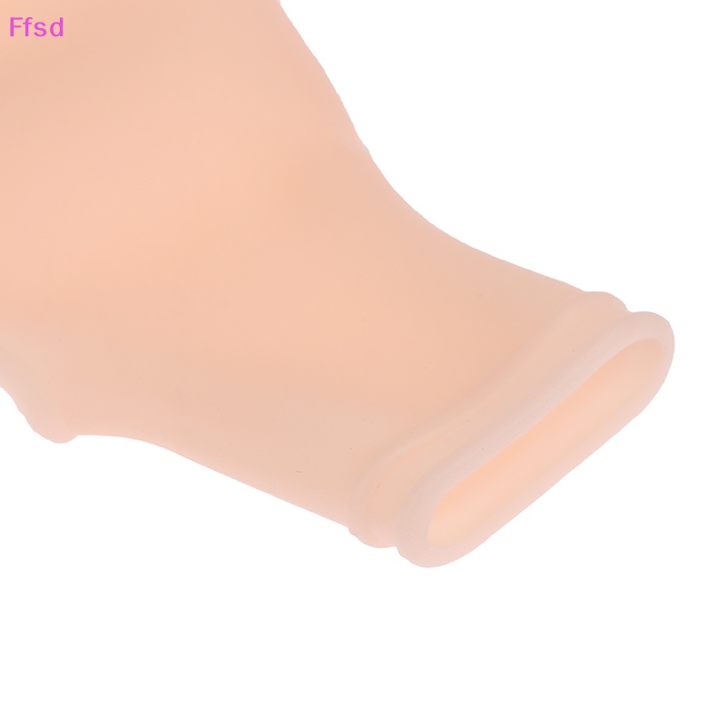 {Ffsd} Set 2 Đai Silicon Đeo Ngón Tay Chống Thấm Nước Hỗ Trợ Đốt Ngón Cái Màu Nude * Bán Chạy