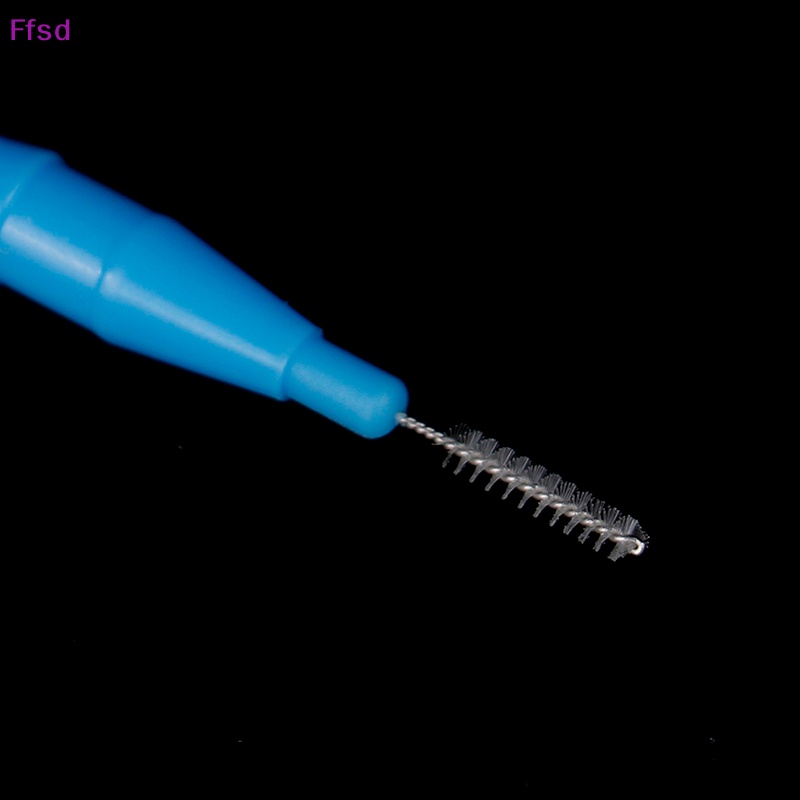 {Ffsd} Set 40 Bàn Chải Làm Sạch Răng Miệng Có Đầu Chỉ Thay Thế * Bán Chạy