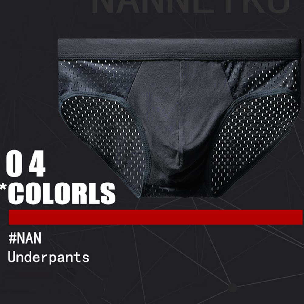 Quần Lót Nam Bằng Lụa Lạnh Mỏng Với Chức Năng Làm Săn Chắc Bụng