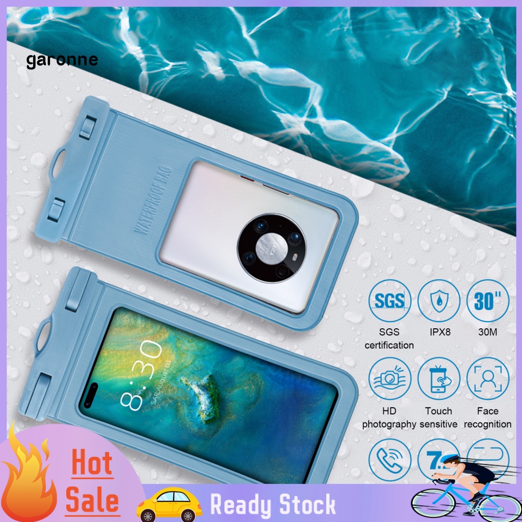 Gar Túi Đựng Điện Thoại Bằng PVC Chống Thấm Nước Có Dây Treo Nhỏ Gọn Dễ Sử Dụng Khi Đi Bơi