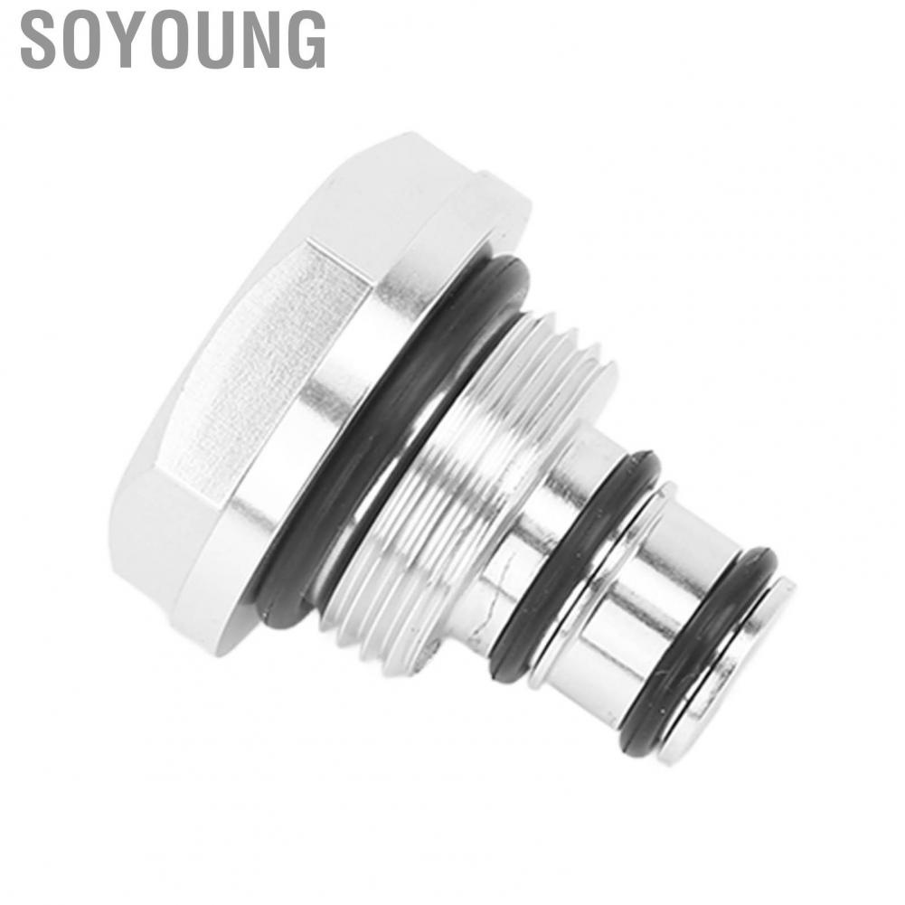 Soyoung BWD 012 Perfect Fit Aluminum Hard Turbo Solenoid Valve Plug Moisture Resistant Durable for Pickup