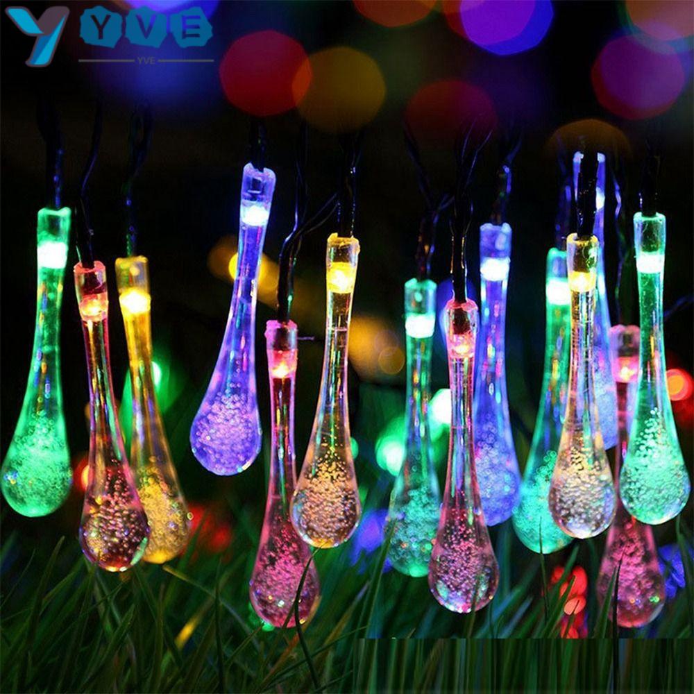 YVE Dây Đèn LED 10 / 20 Bóng Tròn Nhiều Màu Trang Trí Tiệc