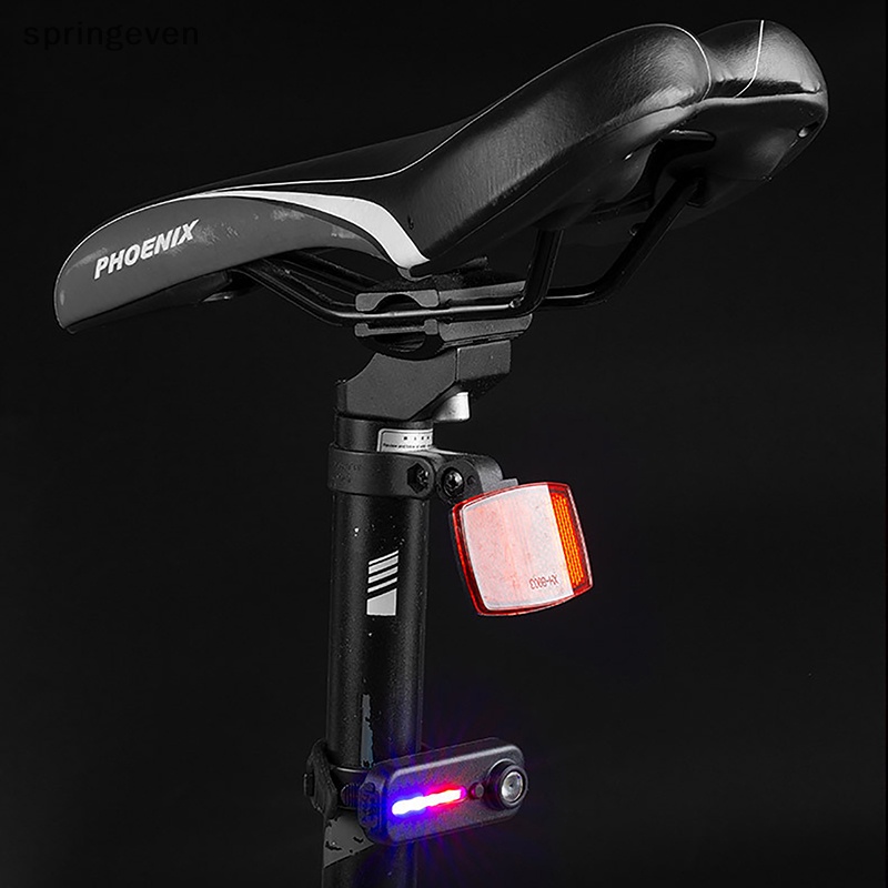 Đèn Pin LED Đỏ Và Xanh Dương Cảnh Báo An Toàn Cho Xe Đạp