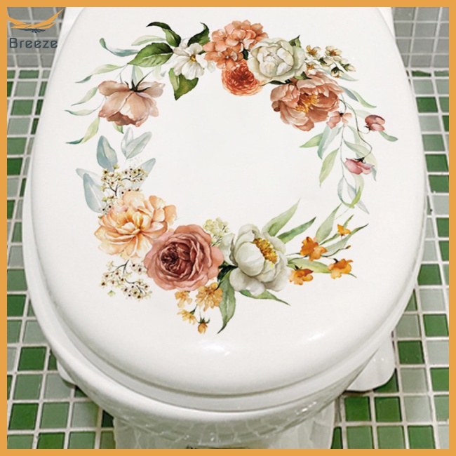 Sticker Dán Toilet Họa Tiết 3D Sáng Tạo Kích Thước 20x30cm