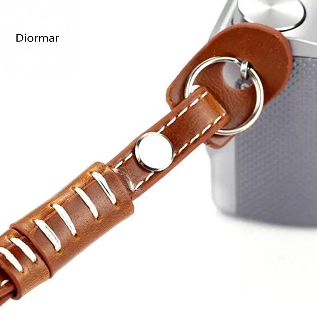 Dây Đeo Máy Ảnh Bằng Da Giả Nhẹ Chống Rơi Thông Dụng Cho Hoạt Động Ngoài Trời