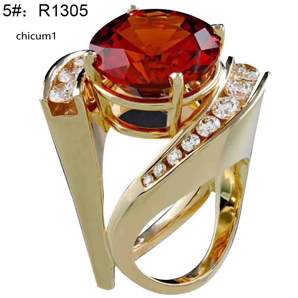 Nhẫn Đính Đá Zircon Thời Trang Cho Nữ